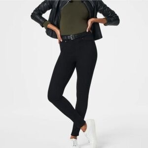 Spanx Ankle Skinny Jeans Size 3X petite Style 20278Q in Clean Black‎ Color